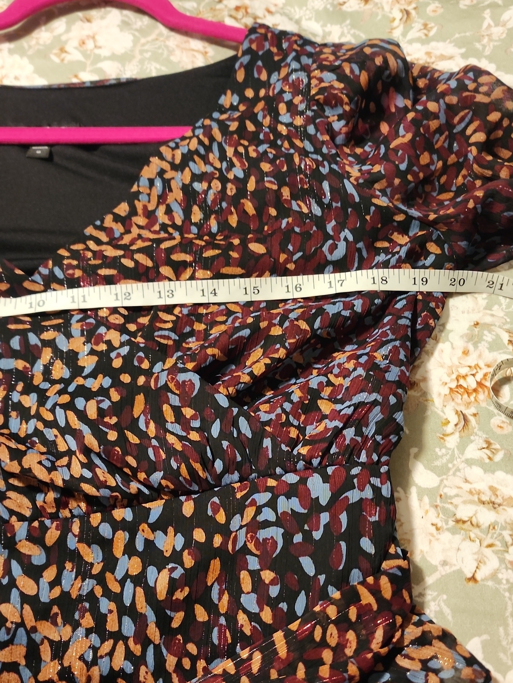 Express Ruffled Dress Size Medium - Picture 8 of 12